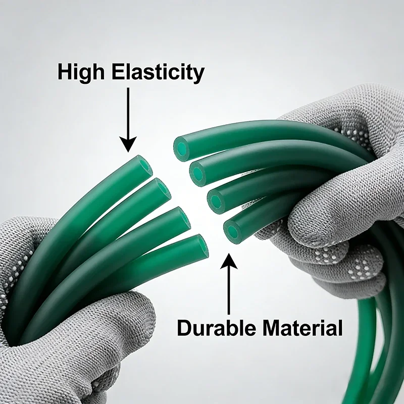 Speargun Rubber Band - Antifreeze Latex Tube Ice Green OD