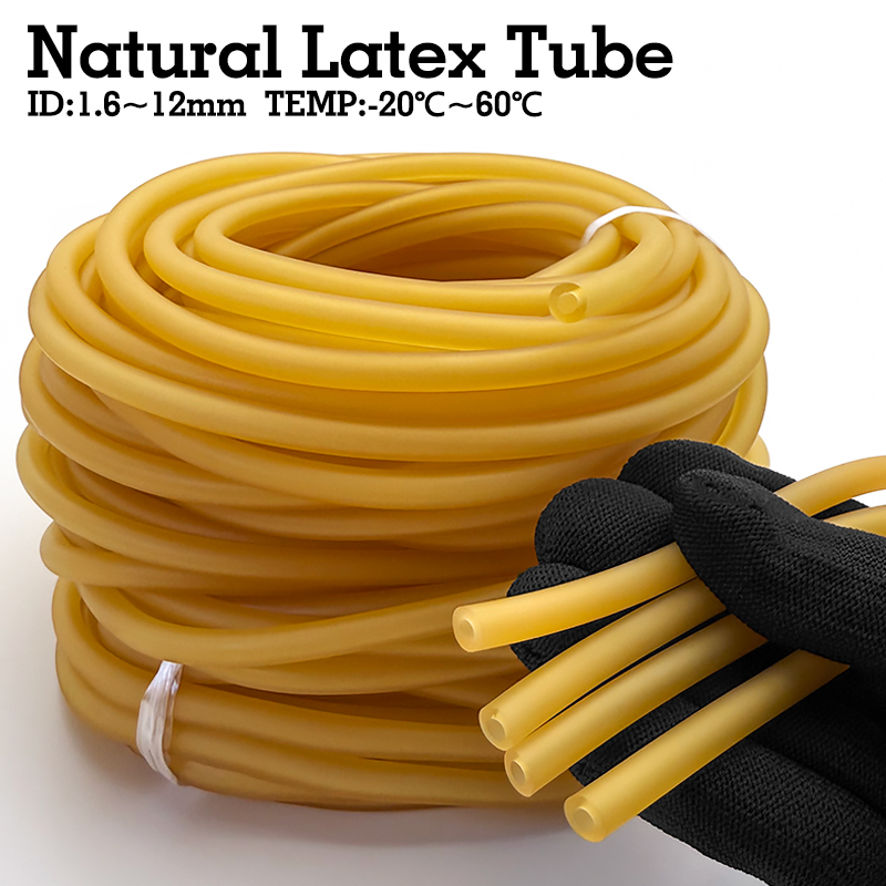 Speargun Rubber Band - Multi-purpose Natural Latex Rubber Pipe 1~10M