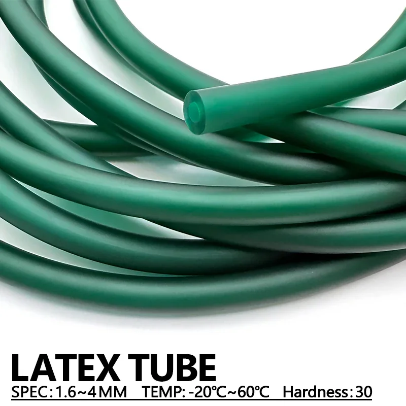 Speargun Rubber Band - Dark Green Natural Latex Rubber Tube