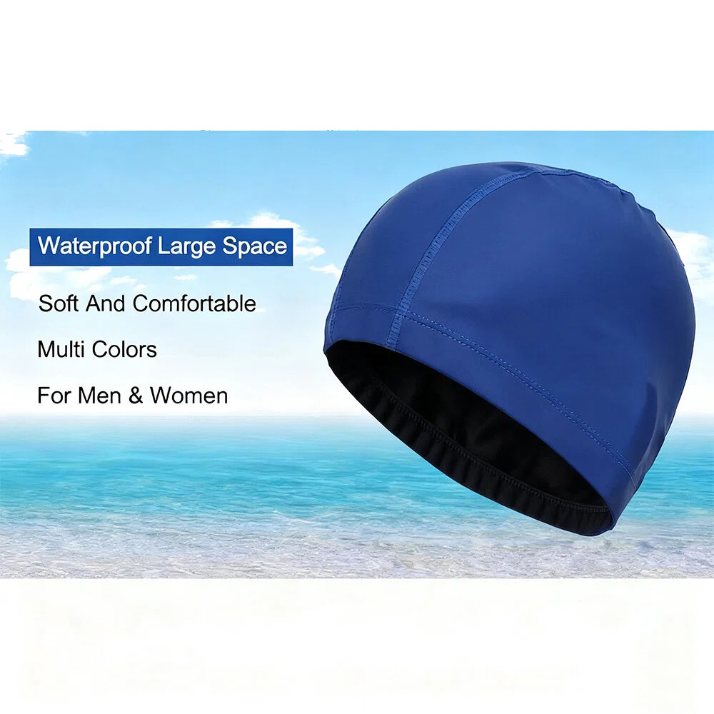 Unisex PU Waterproof Swim Cap  - огляд і ціна Aquatic Sports Hat