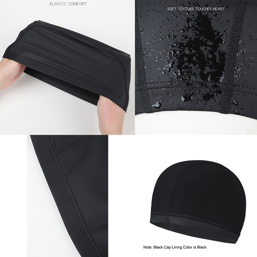 Unisex PU Waterproof Swim Cap  - огляд і ціна Aquatic Sports Hat