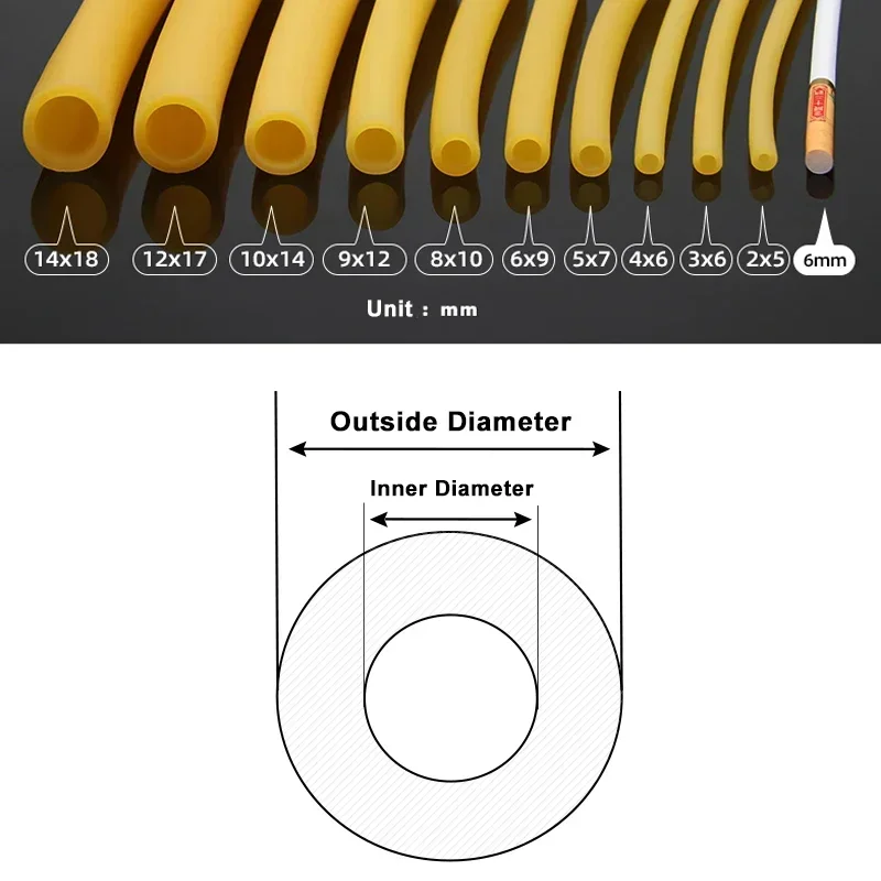 1~10m Nature Latex Rubber Hose - огляд і ціна Speargun Rubber Band